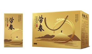 设计高大上的大米包装